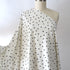 Hokkoh Cotton - 'Neko' Polka Dot - White *Last Piece 3.5m